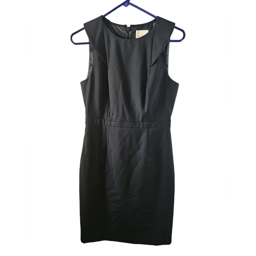 J. Crew Wool black suiting dress sz 4